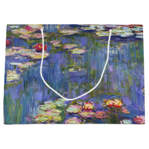 Bolsa De Regalo Grande Claude Monet - Lilies de agua / Nympheas