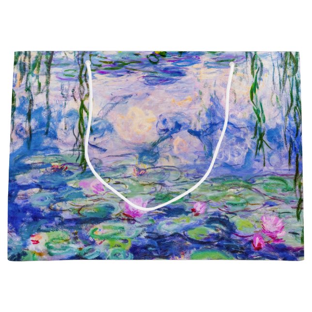 Bolsa De Regalo Grande Claude Monet - Lilies de agua / Nympheas 1919 (Anverso)