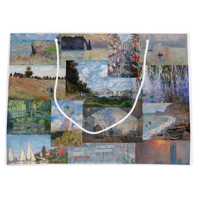 Bolsa De Regalo Grande Claude Monet - Patchwork (Anverso)