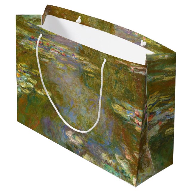Bolsa De Regalo Grande Claude Monet - Water Lily Pond 1917 (Angulo reverso)