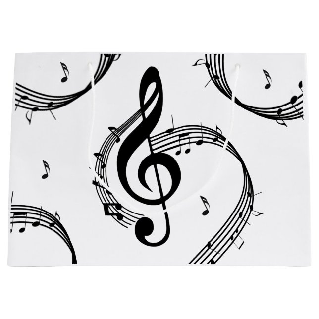 Bolsa De Regalo Grande Climactic G Clef (Anverso)