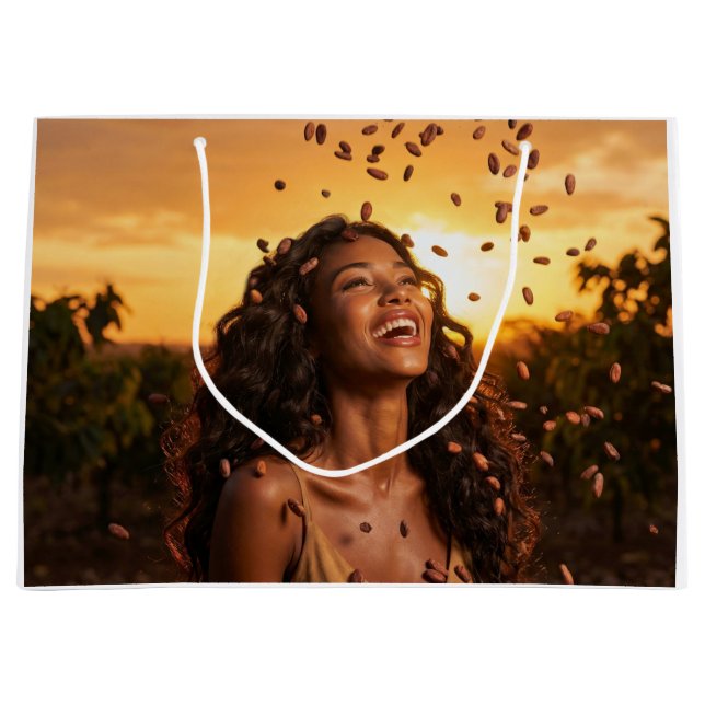 BOLSA DE REGALO GRANDE COCOA - IVORY COAST (Anverso)