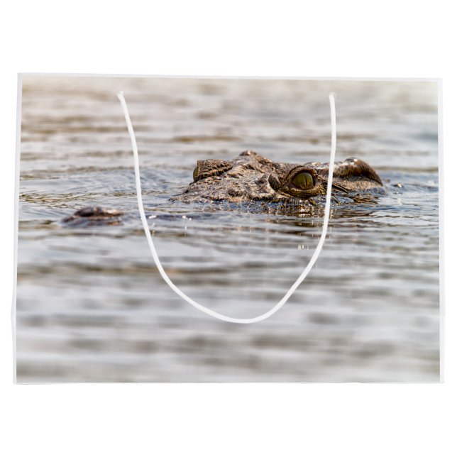 Bolsa De Regalo Grande Cocodrilo del Nilo (Reverso)