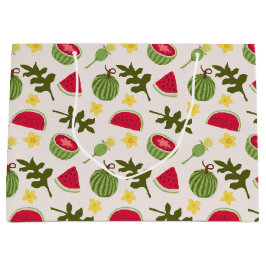 Bolsa De Regalo Grande Colección de patrones de cesta de frutas - sandía