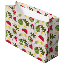 Bolsa De Regalo Grande Colección de patrones de cesta de frutas - sandía