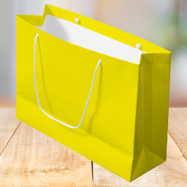 Bolsa De Regalo Grande Color sólido amarillo canario