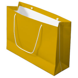 Bolsa De Regalo Grande Color sólido amarillo mostaza