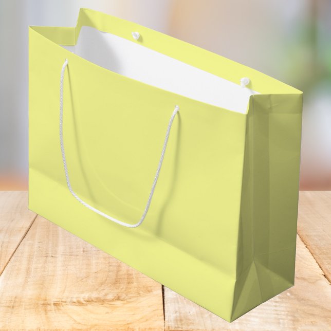 Bolsa De Regalo Grande Color sólido amarillo pastel (Subido por el creador)