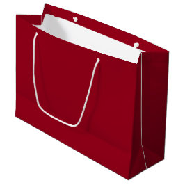 Bolsa De Regalo Grande Color sólido carmín