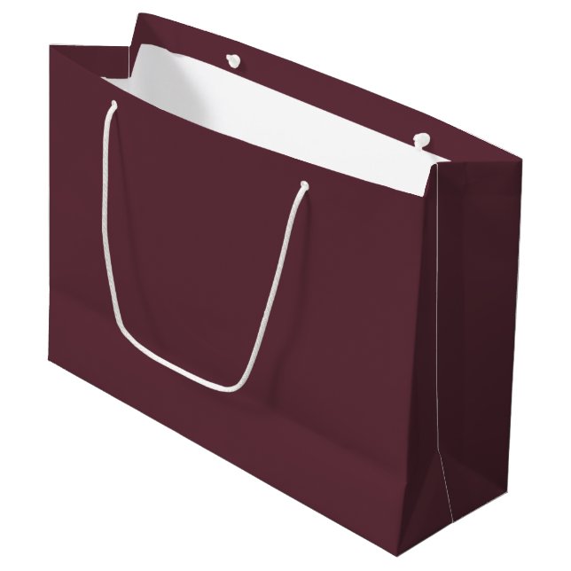 Bolsa De Regalo Grande Color sólido de Borgoña (Angulo Anverso)