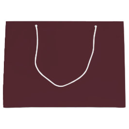 Bolsa De Regalo Grande Color sólido granate profundo
