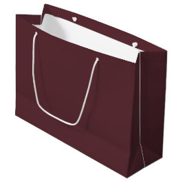 Bolsa De Regalo Grande Color sólido granate profundo