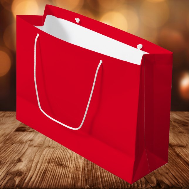 Bolsa De Regalo Grande Color sólido rojo Cadmio (Subido por el creador)
