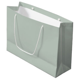 Bolsa De Regalo Grande Color sólido verde de vidrio marino