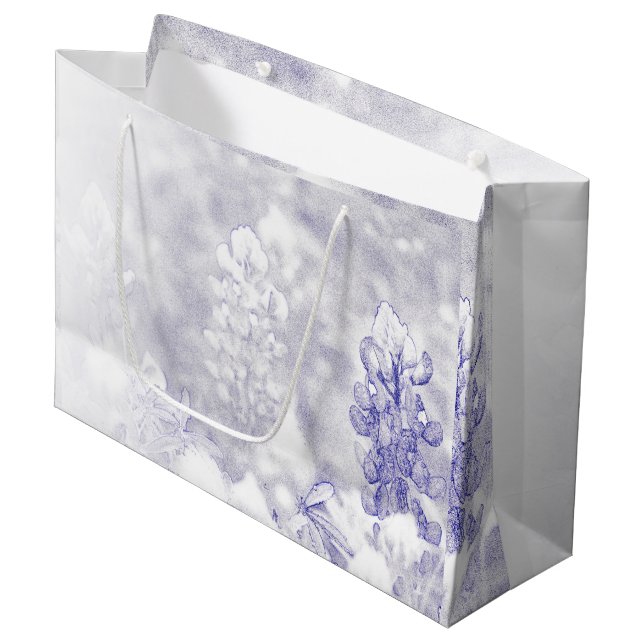 Bolsa De Regalo Grande Colores blandos Bluebonnet (Angulo Anverso)