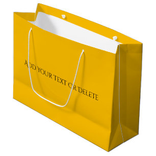 Bolsa De Regalo Grande Colores de tendencia - Color amarillo de explosión