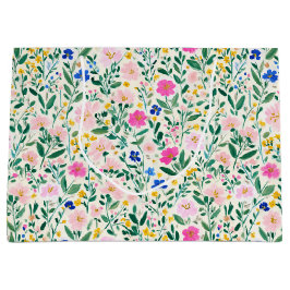Bolsa De Regalo Grande Colorful Floral Gift Bag