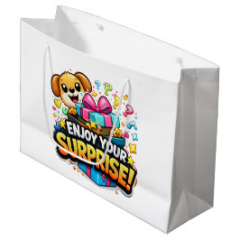 Bolsa De Regalo Grande Colorful Surprise Gift Bag – Enjoy Your Surprise