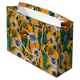 Bolsa De Regalo Grande Comedores de abejas, mariposas azules y maricas so