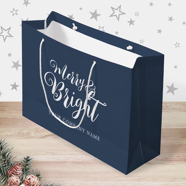 Bolsa De Regalo Grande Compañía de Navidades Merry y Bright (Subido por el creador)