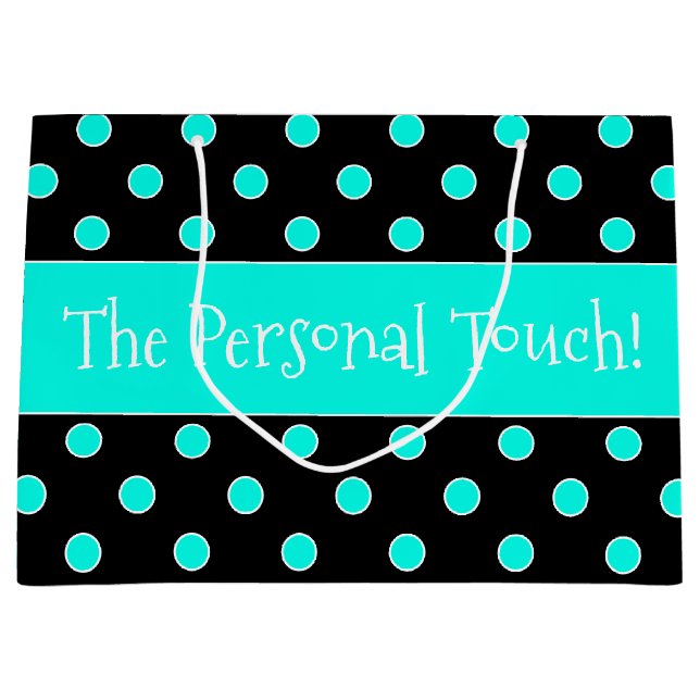 Bolsa De Regalo Grande Compras de papel de bienvenida (Anverso)