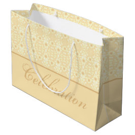 Bolsa De Regalo Grande Con patrón floral