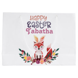 Bolsa De Regalo Grande Conejito de Pascua Foxy Adorable