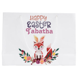Bolsa De Regalo Grande Conejito de Pascua Foxy Adorable