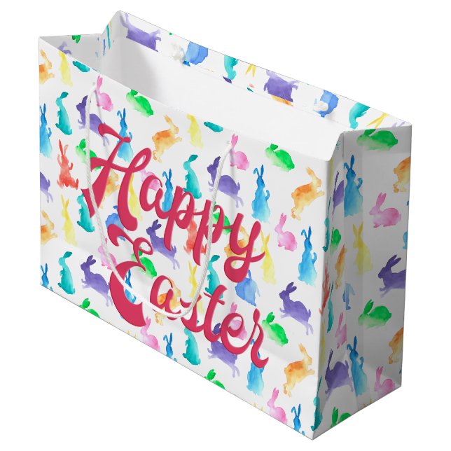 Bolsa De Regalo Grande Conejitos (Angulo Anverso)