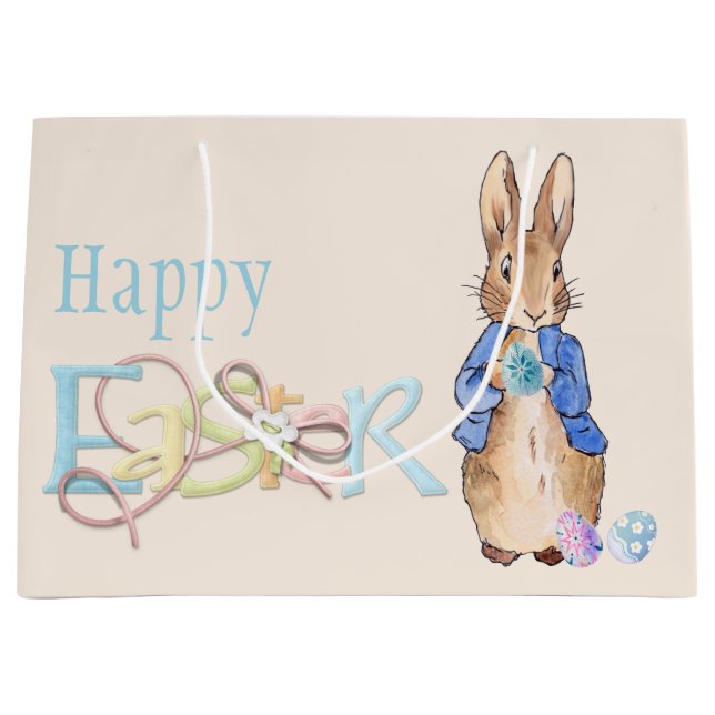 Bolsa De Regalo Grande conejo de Pascua (Anverso)