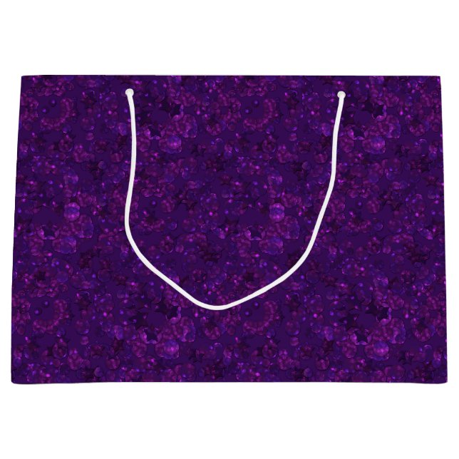 Bolsa De Regalo Grande Confeti morado (Anverso)