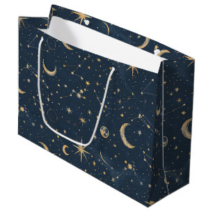 Bolsa De Regalo Grande Constelación celeste - Noche estrellada (1)