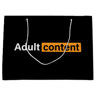 Bolsa De Regalo Grande Contenido para adultos Humor para adultos Camiseta