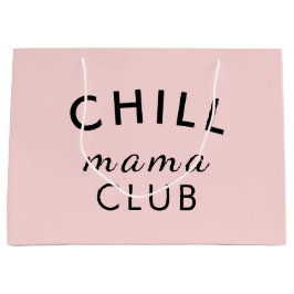 Bolsa De Regalo Grande Cool Mama Club Modern Pink Design