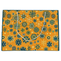 Copo de Nieve Antiguo sobre Amarillo