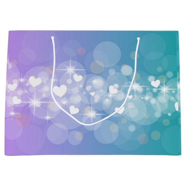 Bolsa De Regalo Grande Corazón claro (Anverso)