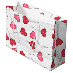 Bolsa De Regalo Grande Corazón Rojo de San Valentín bonito Modelo Lolli