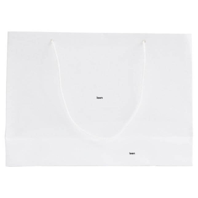 Bolsa De Regalo Grande corazón suave (Reverso)