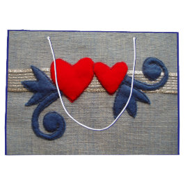 Bolsa De Regalo Grande Corazones musicales