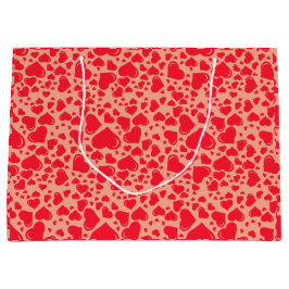 Bolsa De Regalo Grande Corazones Rojo Gran Pequeño El día de San Valentín