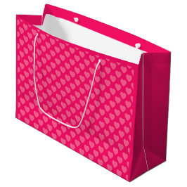 Bolsa De Regalo Grande Corazones rosados