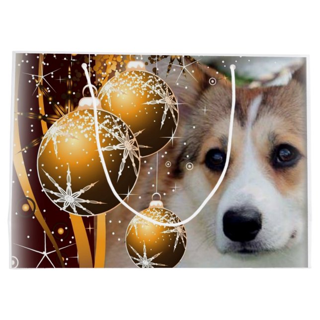 Bolsa De Regalo Grande Corgi del Sable (Reverso)