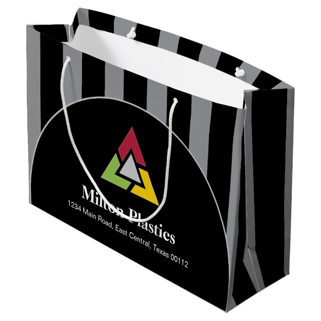 Bolsa De Regalo Grande Corporate Gift Bag with Company Logo (Angulo reverso)