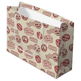 Bolsa De Regalo Grande Correo aéreo navideño de Santa Claus