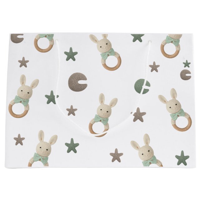 Bolsa De Regalo Grande Cortar oso (Anverso)