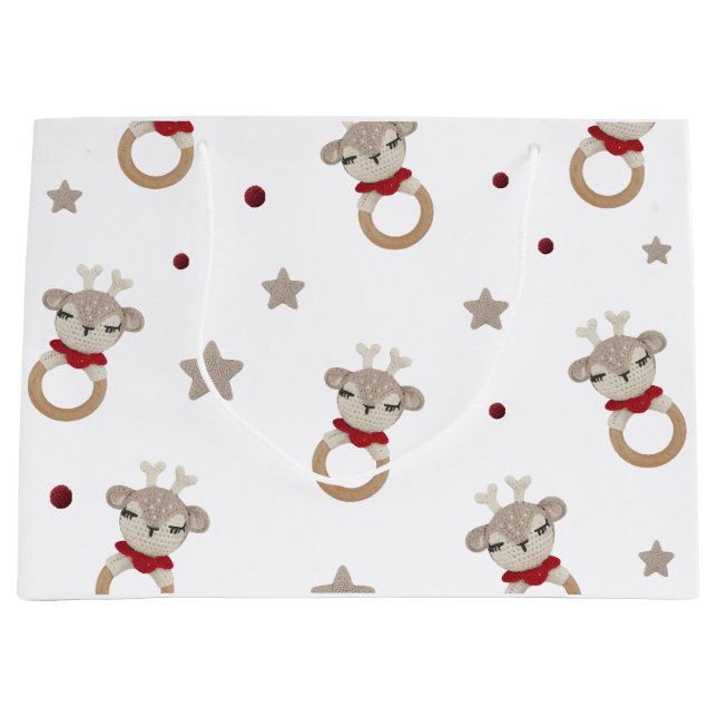 Bolsa De Regalo Grande Cortar oso (Anverso)
