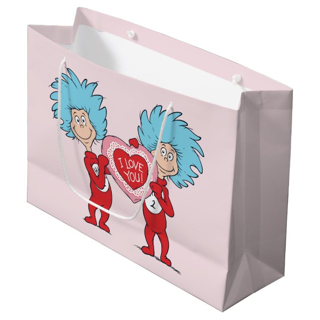 Bolsa De Regalo Grande Cosa Uno Cosa Dos Te Amo (Angulo Anverso)