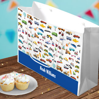 Bolsa De Regalo Grande Cosas De Niño Pequeño Que Mueven Carros De Vehícul