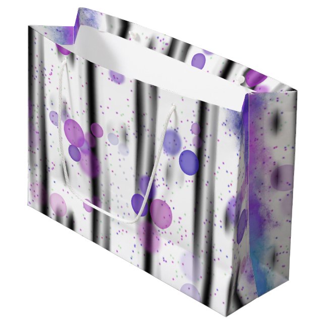 Bolsa De Regalo Grande Cosmic Bubble Flow (Angulo Anverso)