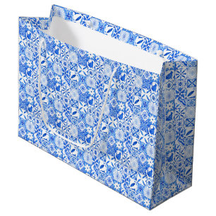 Bolsa De Regalo Grande Costa Amalfi Boda de limón mediterráneo